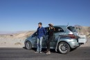Diane Kruger And Joshua Jackson With the Mercedes-Benz B-Class F-Cell