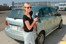 Diane Kruger With the Mercedes-Benz B-Class F-Cell