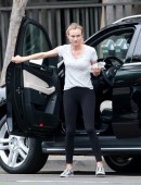 Diane Kruger Drives Her Mercedes ML
