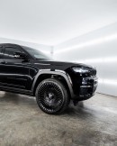 Jeep Grand Cherokee murdered-out on Forgiato Trimestre
