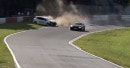 Renault Clio RS Nurburgring crash