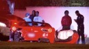 Ferrari 488 Spider driven by King Combs, totaled in Beverly Hills