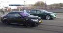 Diesel BMW 535d Drag Races Tesla Model S Shooting Brake