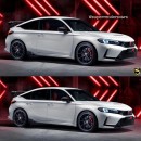 2023 Honda Civic Type R 2-Door Coupe renderings by jlord8 and superrenderscars