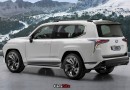 2023 Lexus LX Coupe render based on the 2022 Toyota Land Cruiser J300 by officialcarsbite on Instagram