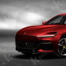 2024 Ferrari Purosangue Sedan rendering by KDesign AG