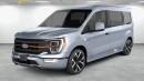 2024 Ford Transit Connect CGI new generation by Digimods DESIGN