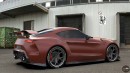 2024 Toyota GR Supra slammed widebody CGI facelift by Evrim Ozgun