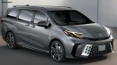 2026 Toyota Sienna rendering by Digimods DESIGN