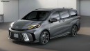 2026 Toyota Sienna rendering by jlord8