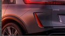 2023 Cadillac Lyriq EV Crossover SUV rendering by TheSketchMonkey