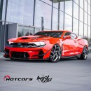 Chevrolet Camaro V8 Hybrid rendering by adry53customs for HotCars