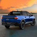 Chevy Montana EV rendering by KDesign AG