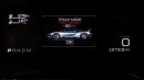 2017 Ford GT Digital Instrument Cluster in Track driving mode