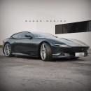 Ferrari Roma Lusso CGI shooting Brake by sugardesign_1