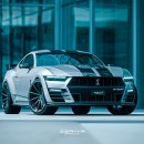 Ford Mustang Shelby GT500 rendering by zephyr_designz