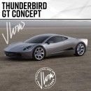 Ford Thunderbird GT Concept rendering by jlord8