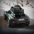 Jaguar F-Type GT Off-Road Coupe CGI Shooting Brake by sugardesign_1