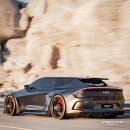 Kia EV6 GT X Shooting Brake rendering by zephyr_designz
