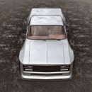 Chevrolet C10 custom restomod and Triple Gen Supra renderings