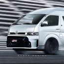 Toyota GR HiAce widebody rendering by sugardesign_1