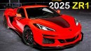 2025 C8 Chevrolet Corvette ZR1 rendering by Halo oto
