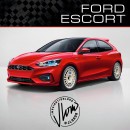 Ford Escort Focus 3-Door Hatchback rendering by jlord8