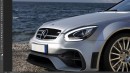 Mercedes-Benz CLK 63 AMG Black Series revival rendering by TheSketchMonkey