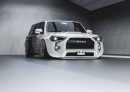 Slammed Widebody Toyota 4Runner Monochromatic rendering by rostislav_prokop