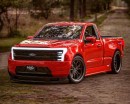 2022 Ford F-150 Lightning rendered as new generation SVT by adry53customs on Instagram