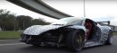 Crashed Ferrari 458 goes hooning in Florida