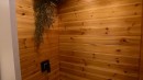 Stealthy Camper Van Boasts a Splendid, Spa-Like Cedar Bathroom, It's a Treat for Your Eyes