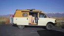 DIY Chevy Camper Van With Custom Roof Raise Packs Many Features in a Very Compact Space