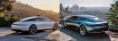 Chrysler Halcyon vs Kia EV8 rendering by vburlapp