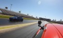 Dodge Challenger Demon vs Tesla Model S Plaid drag race
