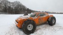 Dodge Challenger "General Lee" on 44-inch Tires Hits the Snow
