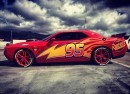 Dodge Challenger Gets Lightning McQueen Wrap
