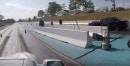 Dodge Challenger Hellcat vs Tesla Model S P100D drag race