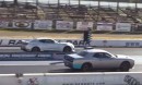 Dodge Challenger Hellcat Drag Races Chevrolet Camaro ZL1