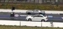 Dodge Challenger Hellcat Drag Races Modded Audi RS3