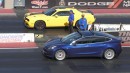 Dodge Challenger Hellcat vs Tesla Model 3 on Wheels Plus