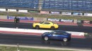 Dodge Challenger Hellcat vs Tesla Model 3 on Wheels Plus