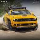 Dodge Challenger Hellcat Off-Road rendering by carnewsnetwork