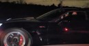 Dodge Challenger Hellcat Races Modded Chevrolet Corvette Z06