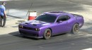 Dodge Challenger SRT Hellcat races the SRT Hellcat Redeye