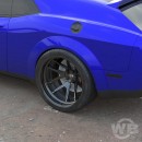 Dodge Challenger SRT Hellcat Shooting Brake rendering by wb.artist20