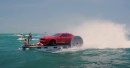Dodge Challenger Hellcat SRT goes sailing