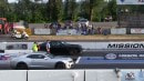 Dodge Challenger Hellcat vs Chevrolet Camaro ZL1 Drag Race