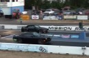 Dodge Challenger Hellcat vs Ford Mustang Shelby GT500 Drag Race