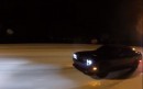 Dodge Challenger Hellcat Drag Races Twin-Turbo Chrysler 300